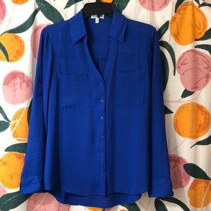 Women’s long sleeve button up blouse